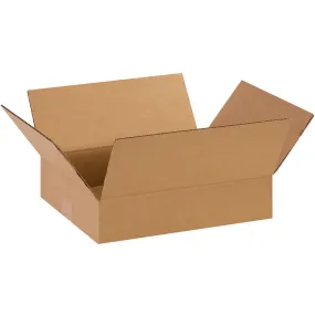 14 x 11 x 3 Flat Corrugated Boxes