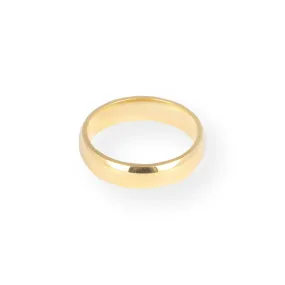 18ct Yellow Gold Court Finish Band 5mm GR-8332