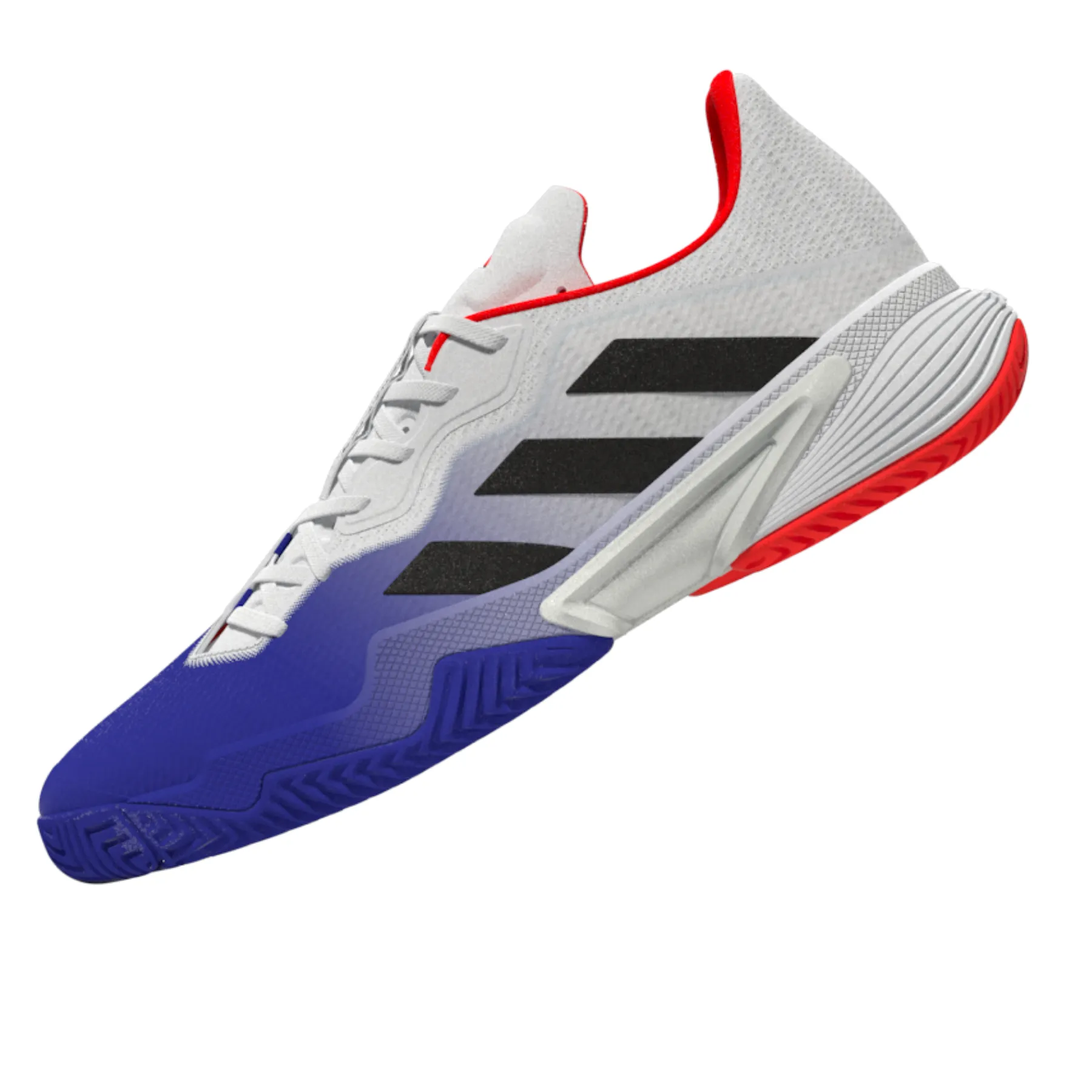 Adidas Performance Barricade Men Tennis Shoes - Lucblu/Core Black/Solar Red