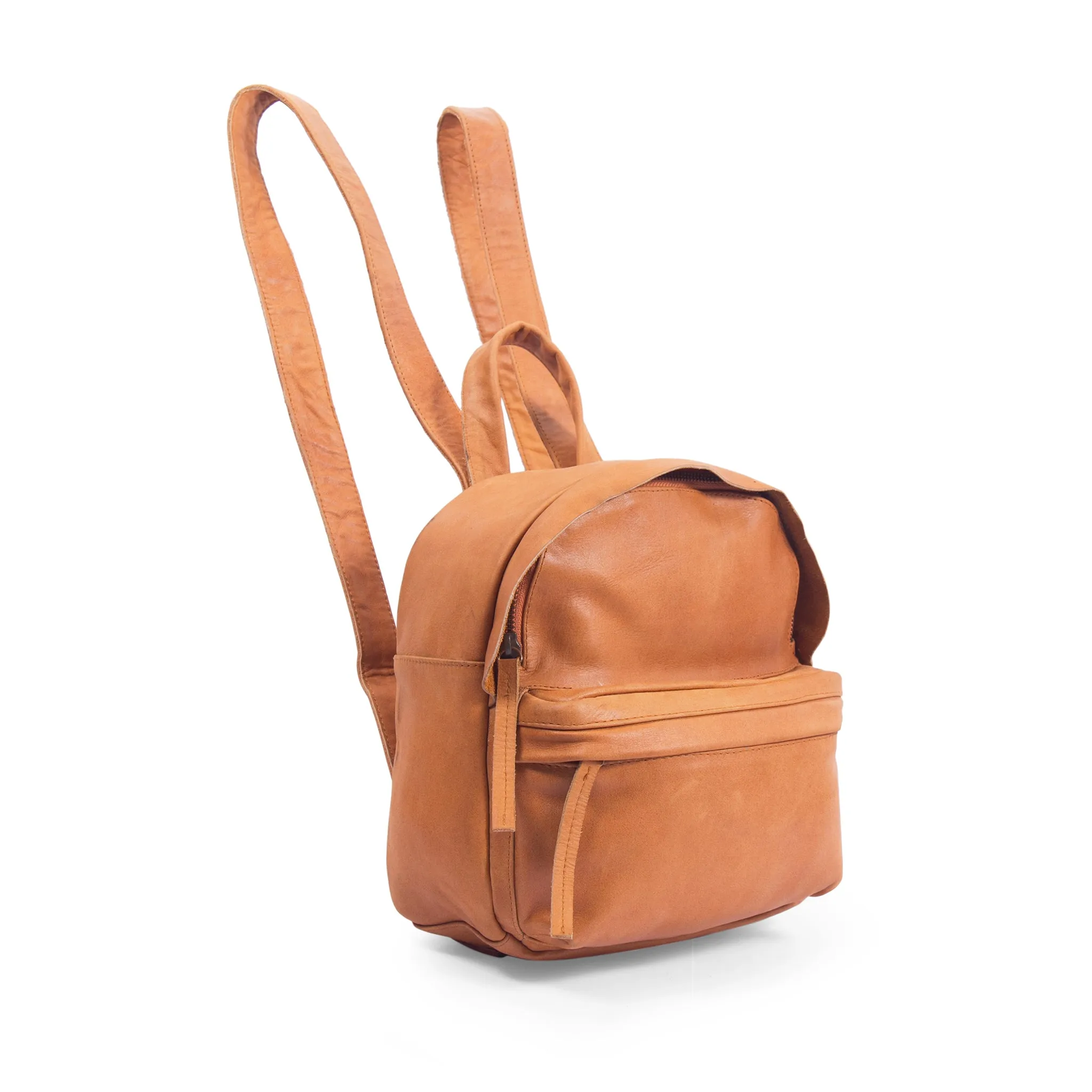 Aida-Genuine Leather Mini Backpack