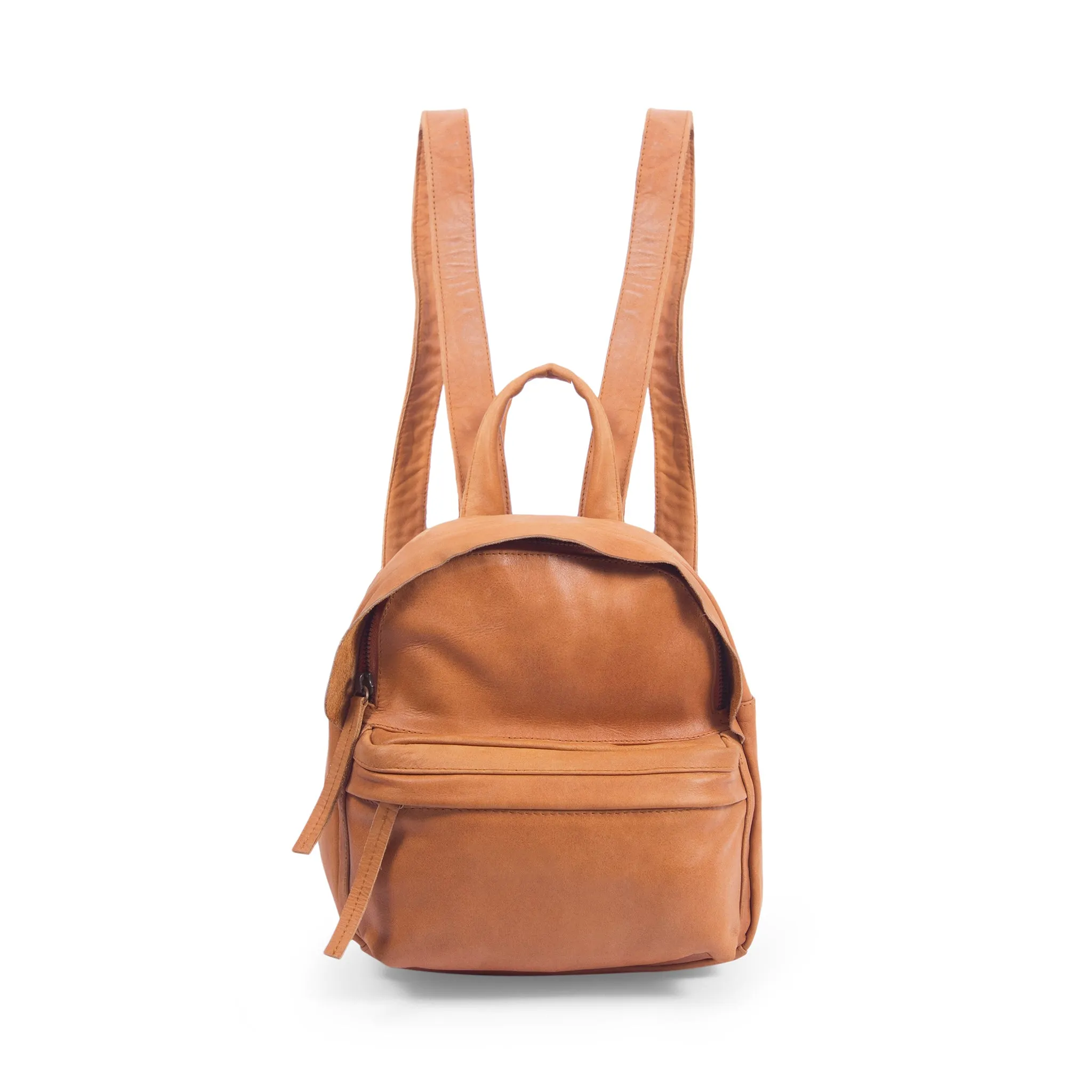 Aida-Genuine Leather Mini Backpack