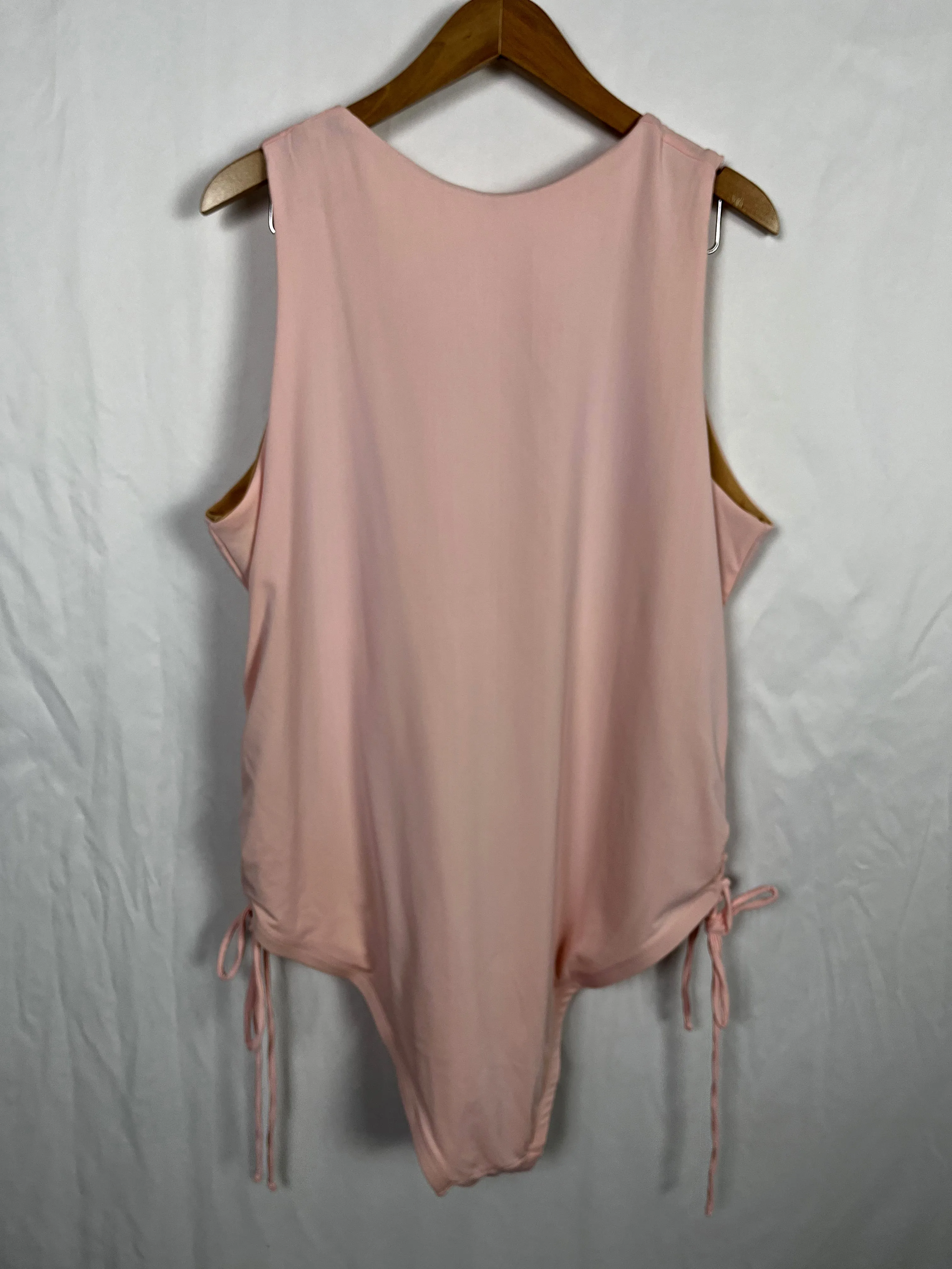 Alpine Butterfly Swim Size 24W (3X) Light Pink Swimsuit NWOT