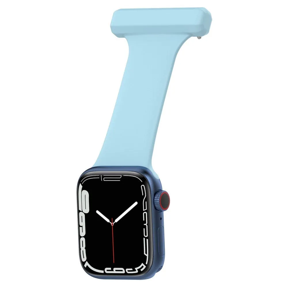 Apple Watch (38/40/SE/41MM) Sygepleje Silikone Urrem - Blå