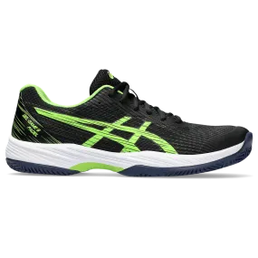 Asics Men's Gel Game 9 Padel Shoes Black Electric Lime