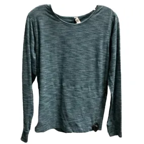 Athletic Top Long Sleeve Crewneck By Lululemon In Green, Size: 8