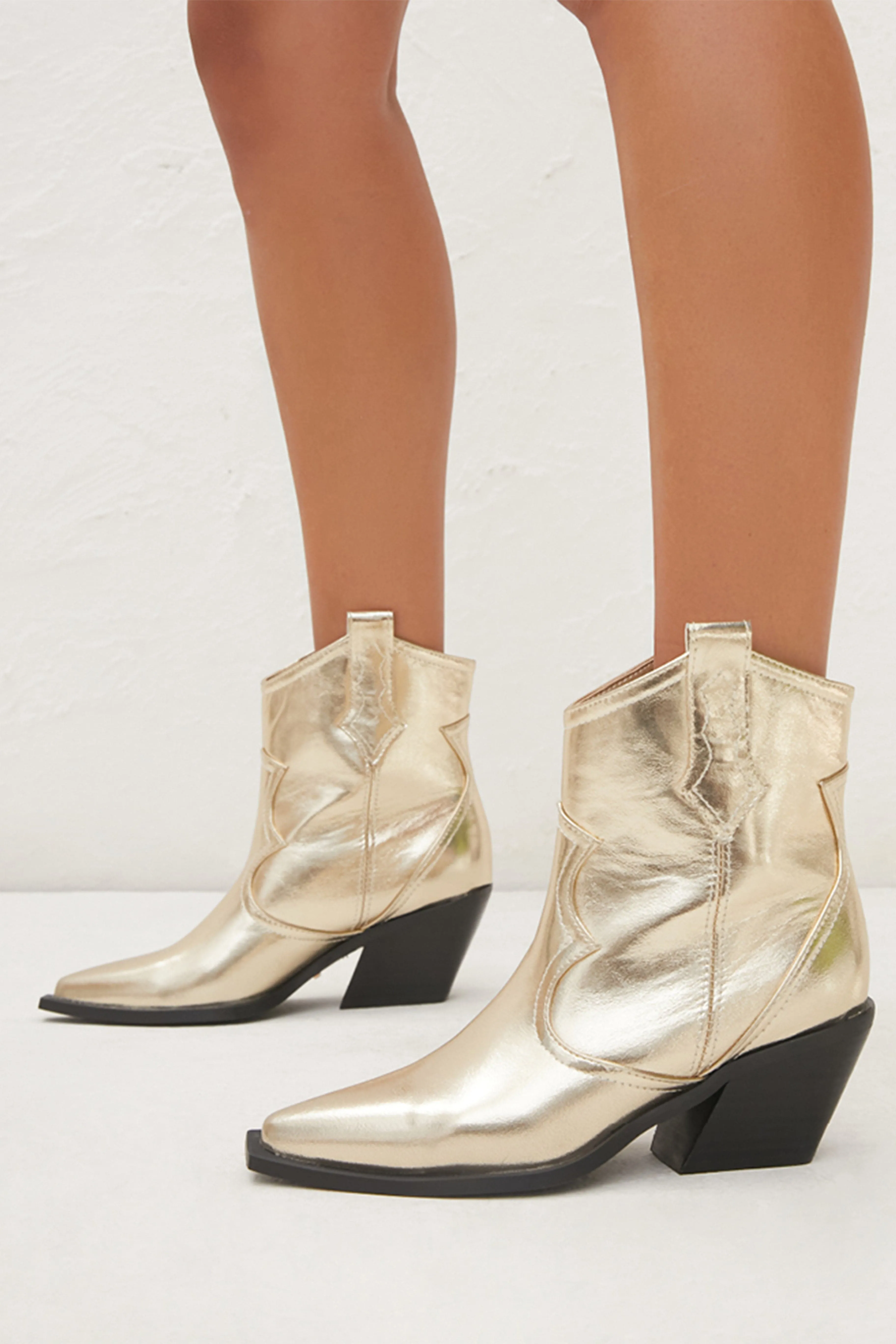 Billini Ulira Gold Metallic Boot