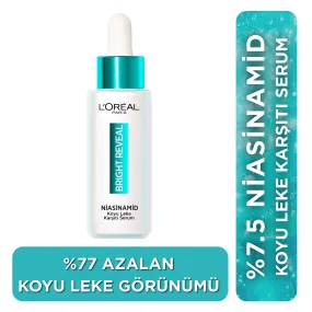 Bright Reveal Sivilce, Güneş, Yaşlanma Lekelerinde Etkili Koyu Leke Karşıtı Serum 10%Niasinamid 30ml