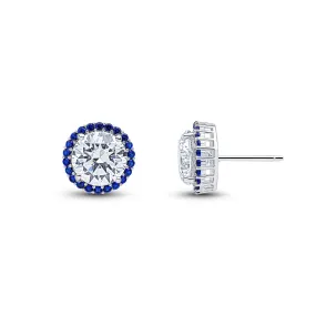 Carla Earrings (Sapphire)