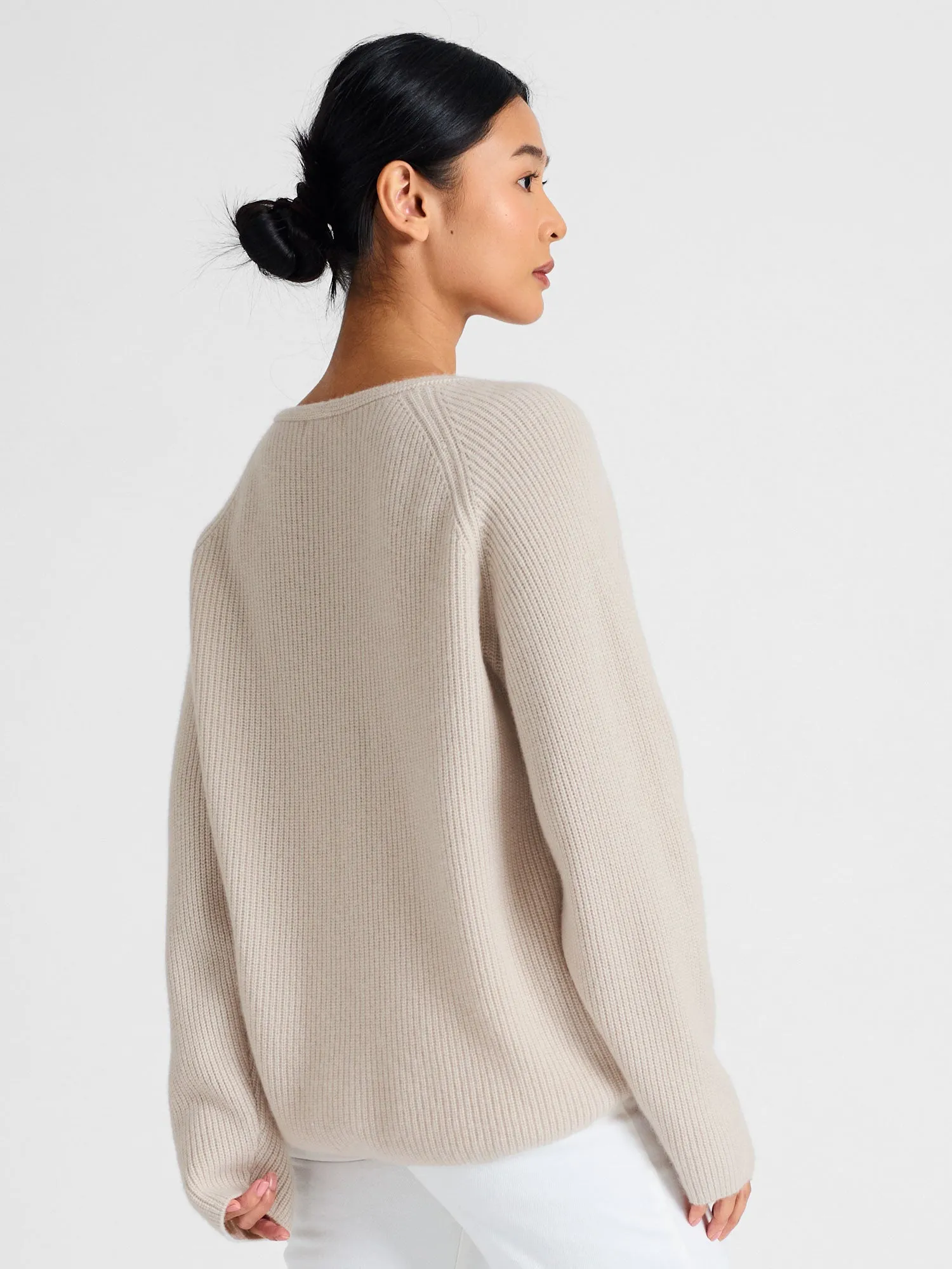 Cashmere sweater "Maya" - cream