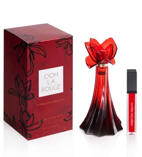 Christian Siriano Ooh La Rouge Gift Set - 100ML EDP Spray   6G Red Lip Gloss (Women)