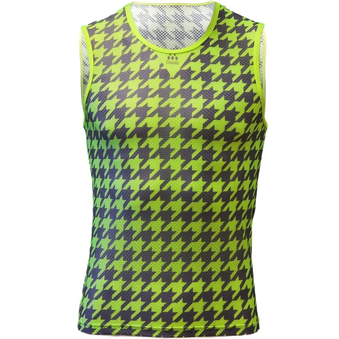 Classic Cycling Base Layer Fluo Houndstooth