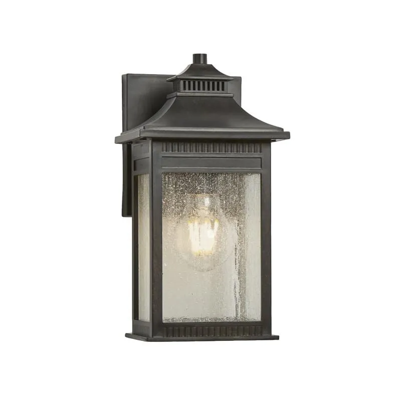 Classic Seeded Glass Lantern Wall Light | 1 Light or 2 Light