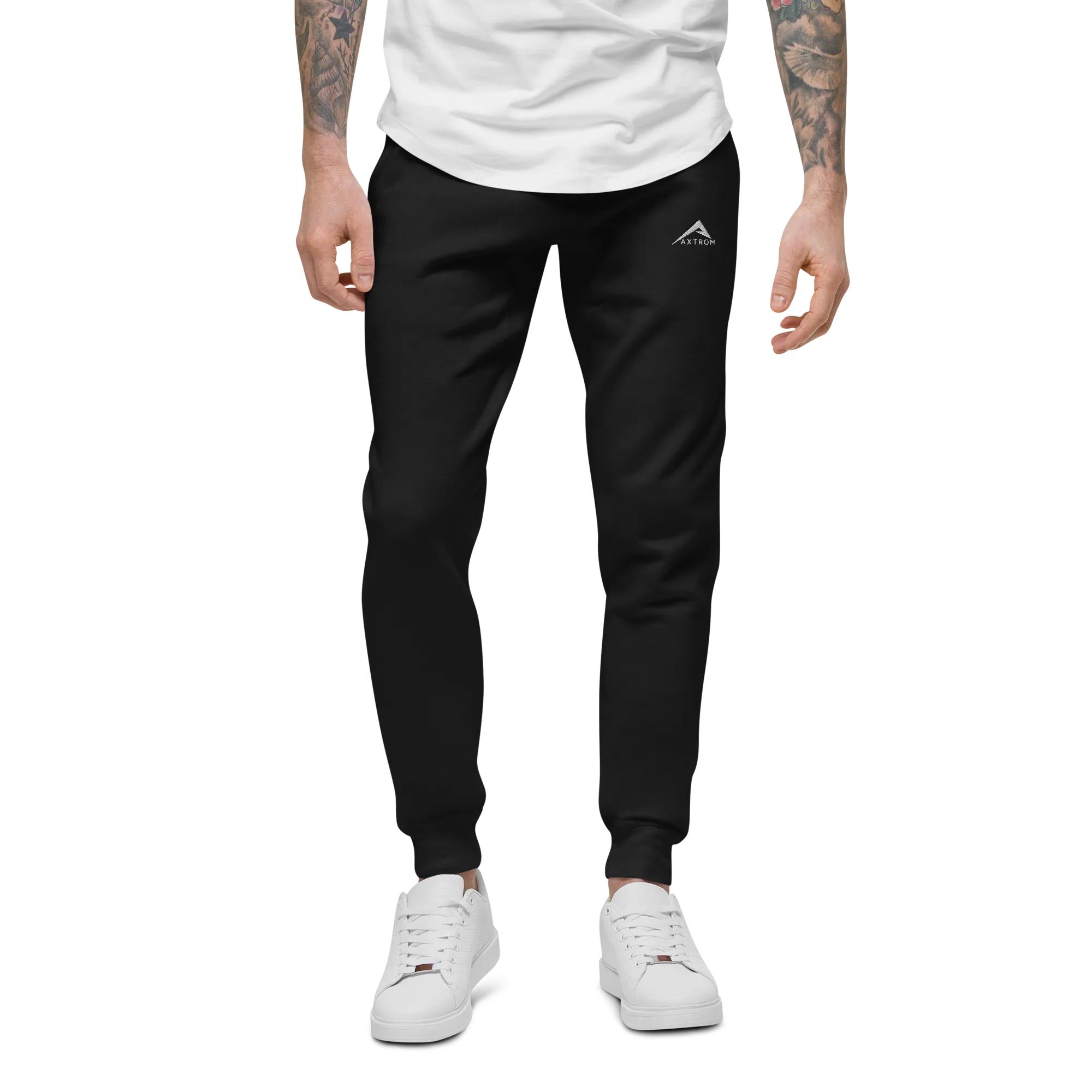 Classic slim fit sweatpants (Black)