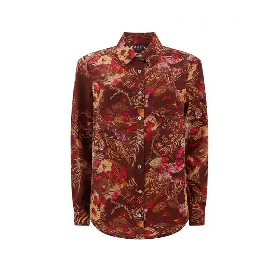 Concordia Thorny Vortex Silk Shirt