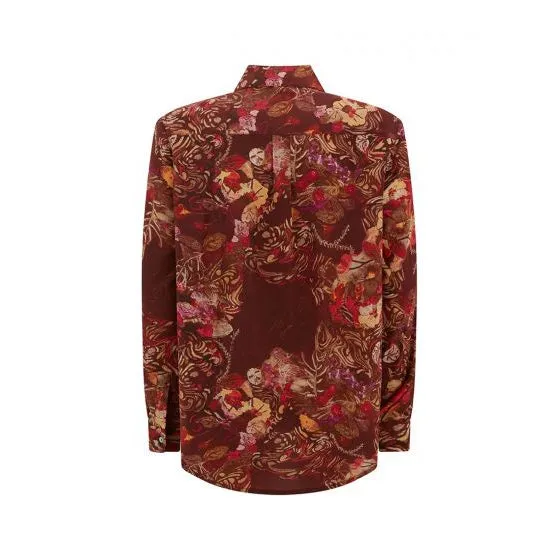 Concordia Thorny Vortex Silk Shirt