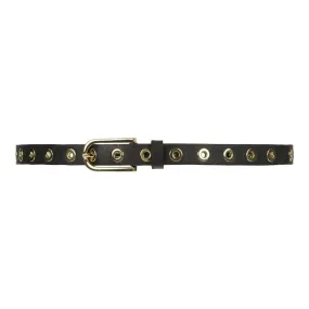 Cool narrow belt with details / 11478 - Gold