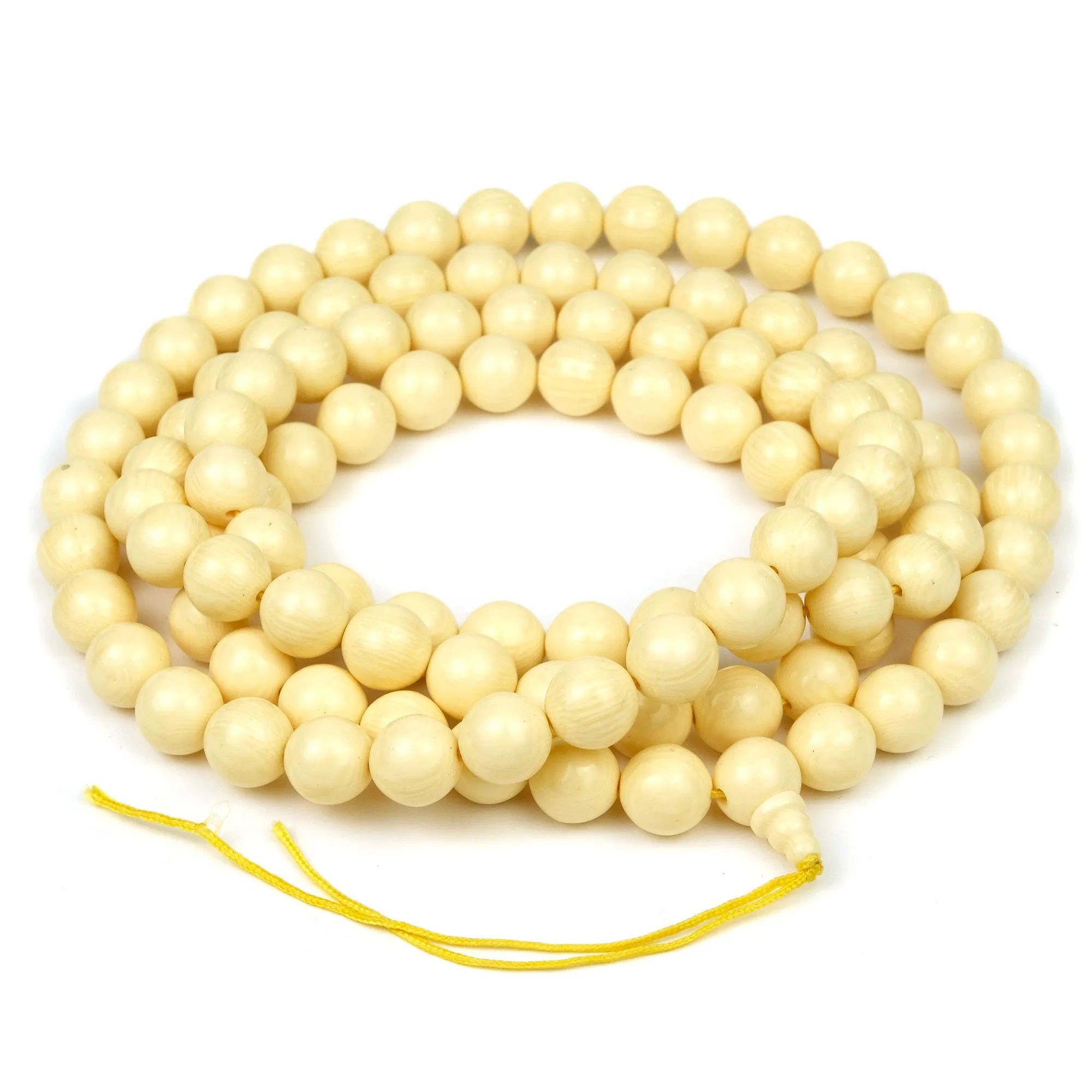 Cow/Ox Bone Resin Mala 14mm