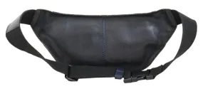 Dakar Leather Waist Bag | Navy