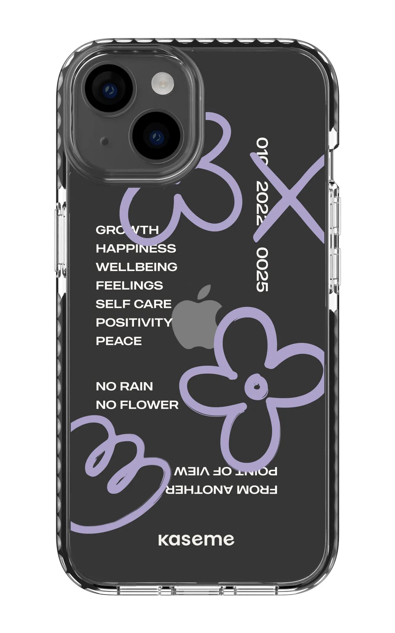 Feelings purple clear case