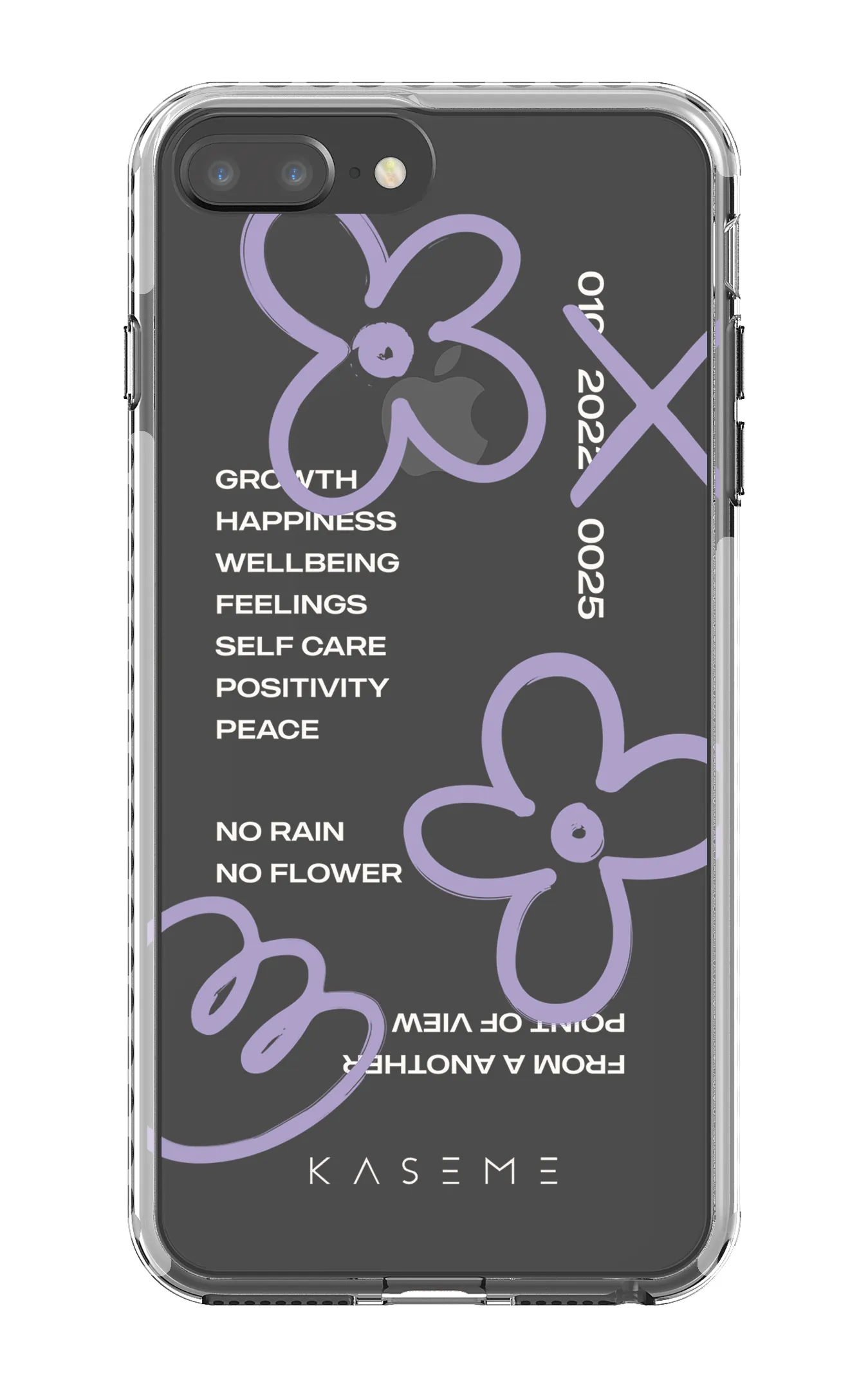 Feelings purple clear case