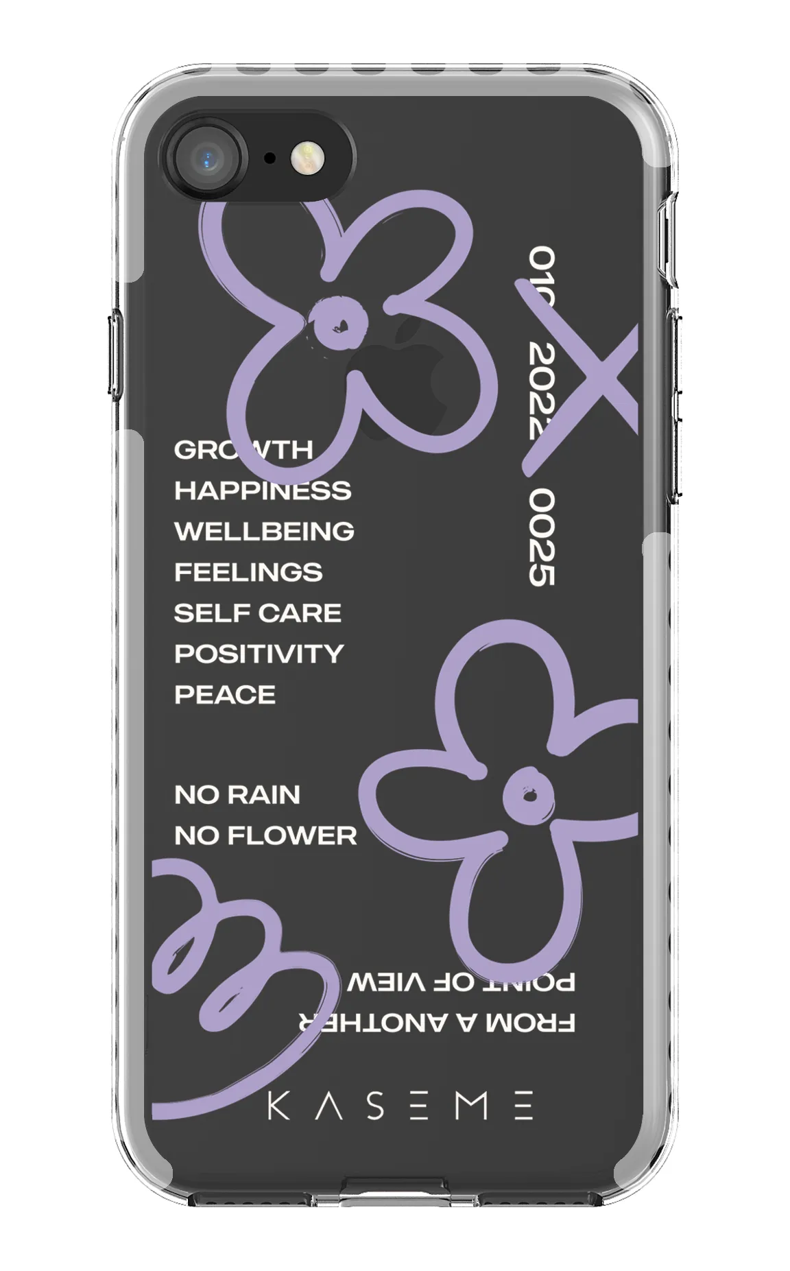 Feelings purple clear case