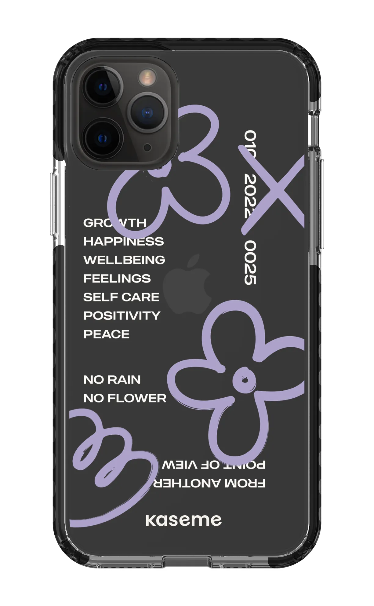 Feelings purple clear case