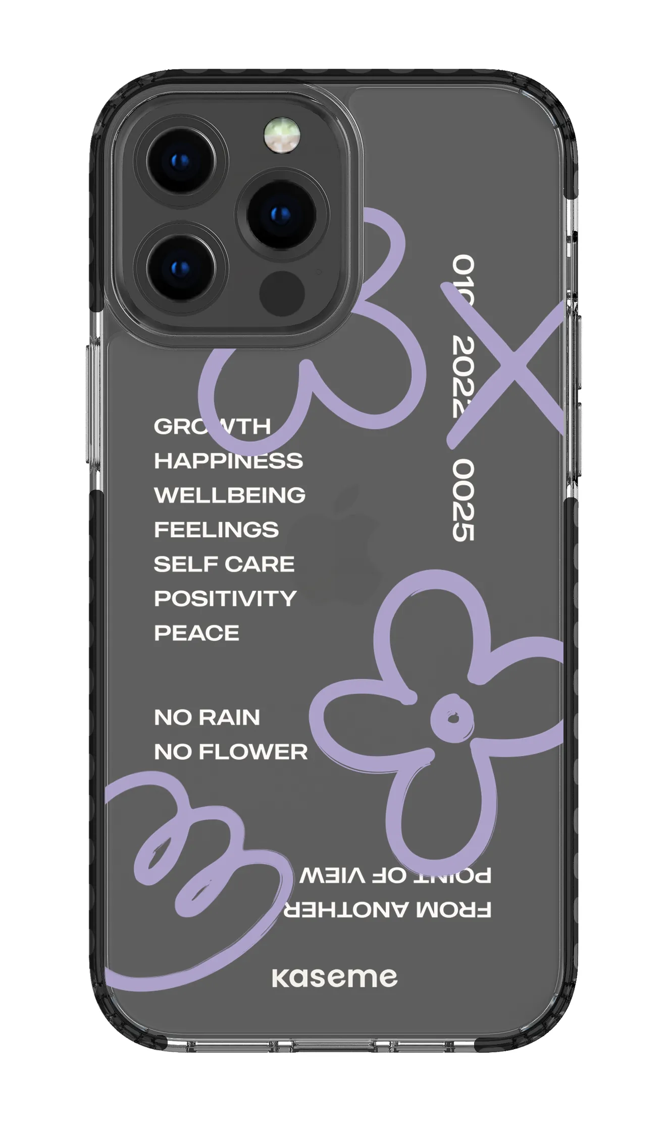 Feelings purple clear case