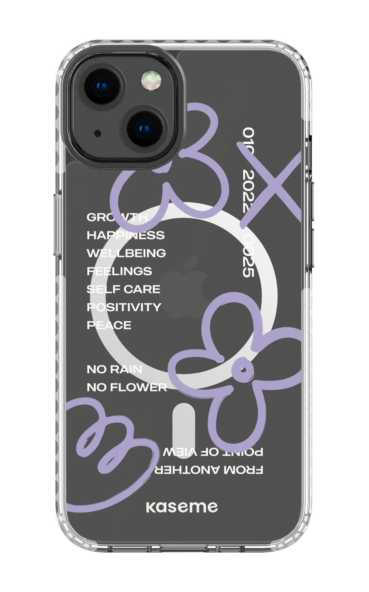 Feelings purple clear case