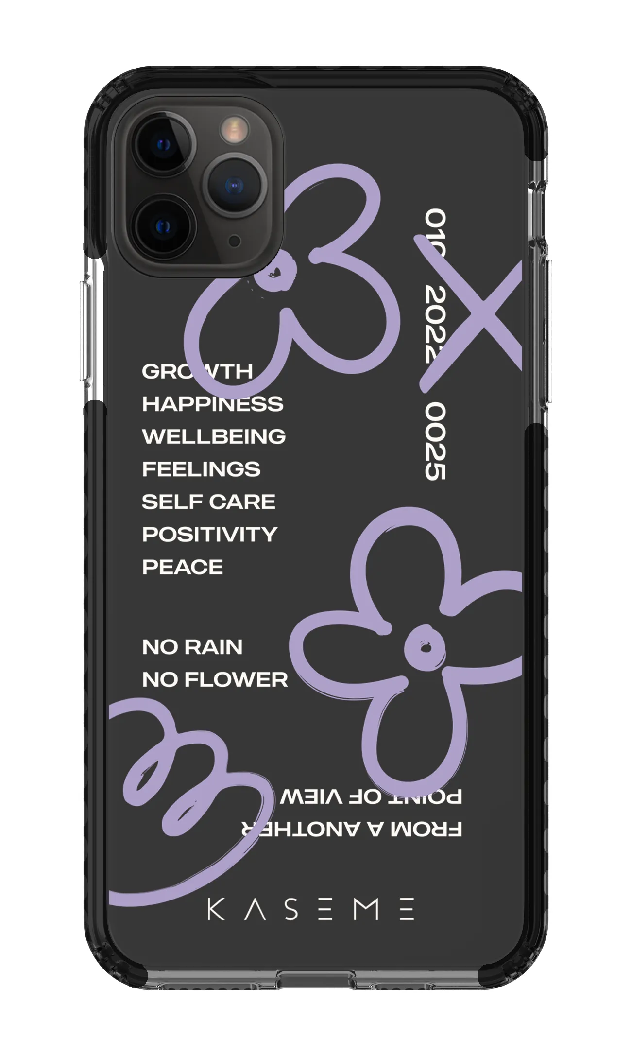 Feelings purple clear case