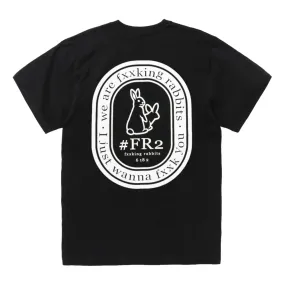 #FR2 OVAL LOGO T-SHIRT-BLACK