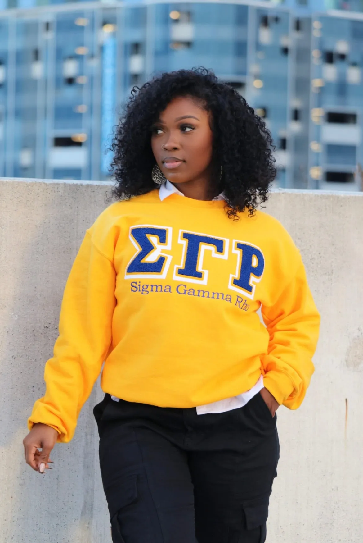 Gold Vintage SGRHO Sweatshirt (Unisex Sizing)