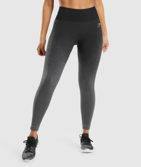 Gymshark Adapt Ombre Seamless Leggings - Black/Grey