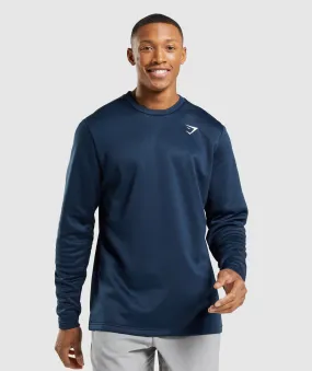 Gymshark Arrival Crew Sweatshirt - Navy