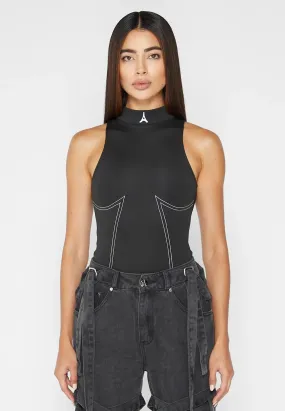 High Neck Racer Bodysuit