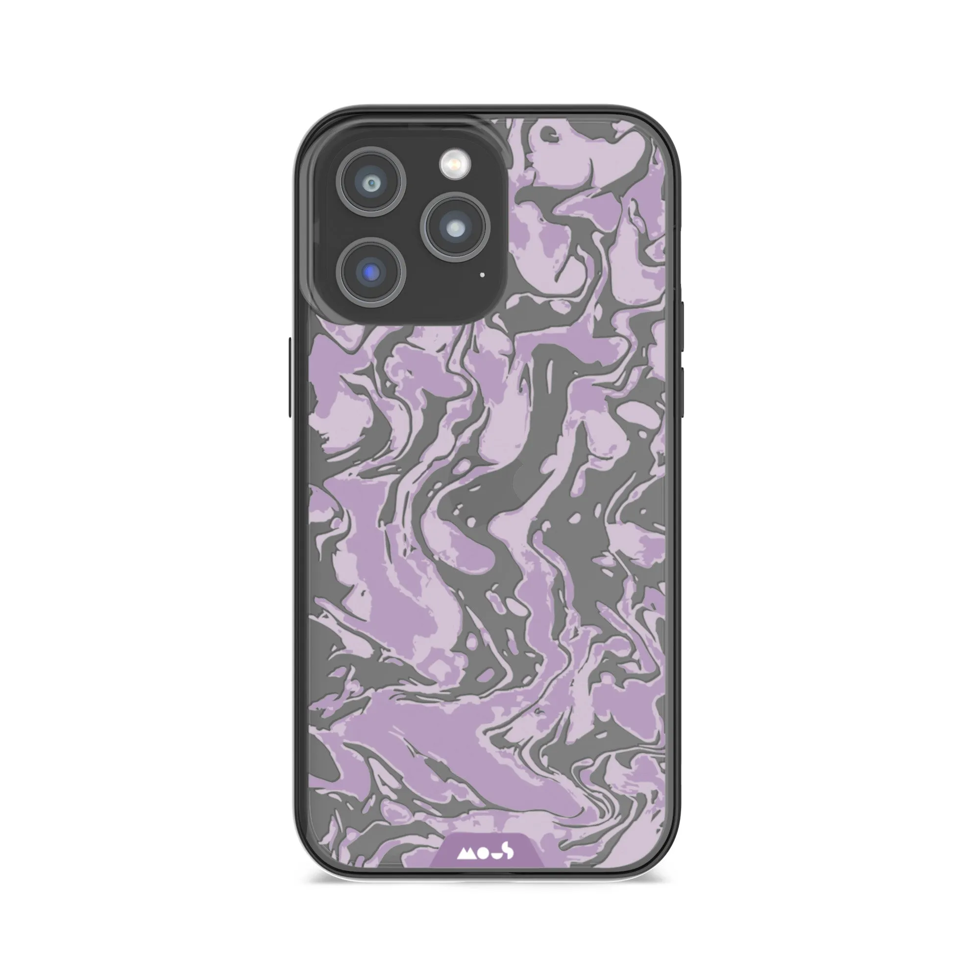 Marbled Lilac Purple Printed Phone Case - Clarity