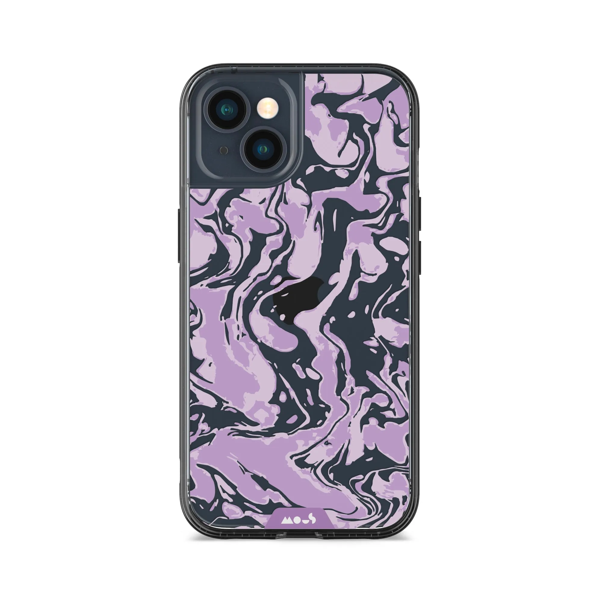 Marbled Lilac Purple Printed Phone Case - Clarity