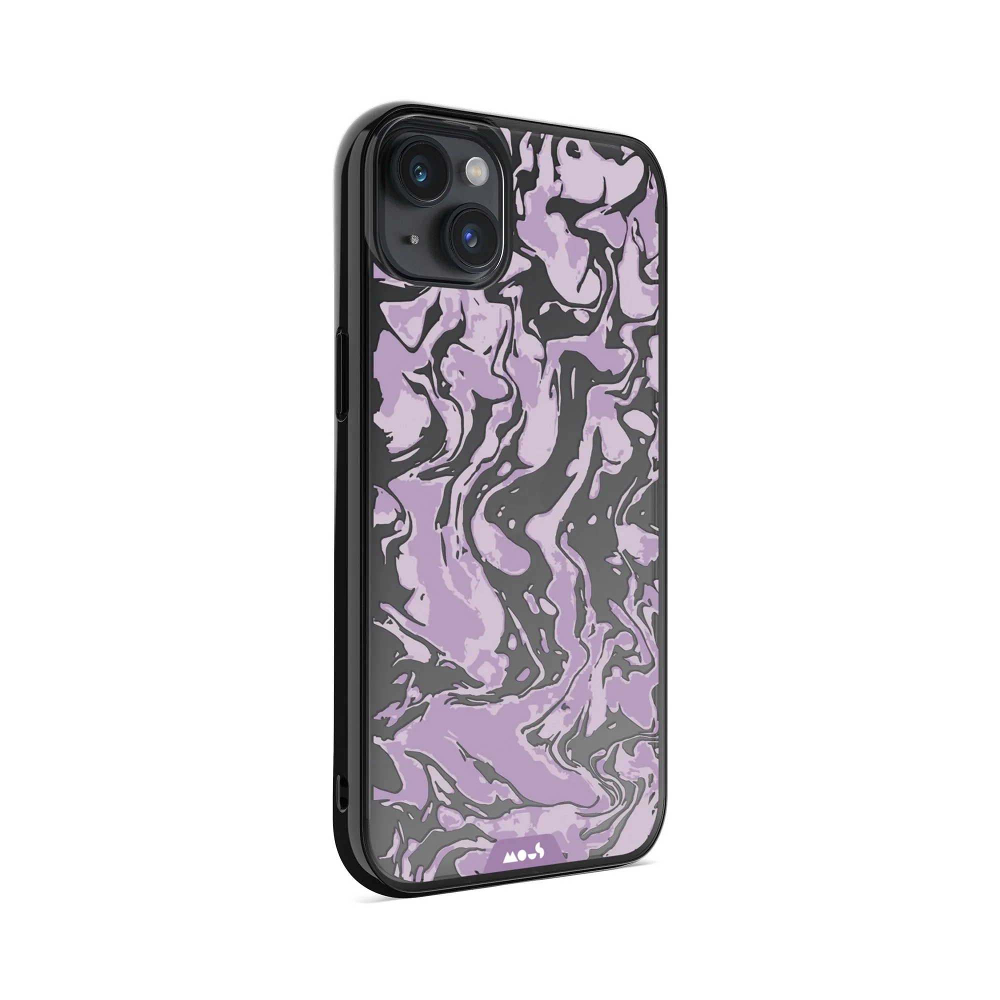 Marbled Lilac Purple Printed Phone Case - Clarity