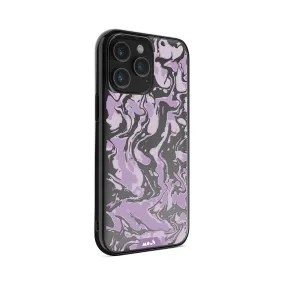 Marbled Lilac Purple Printed Phone Case - Clarity