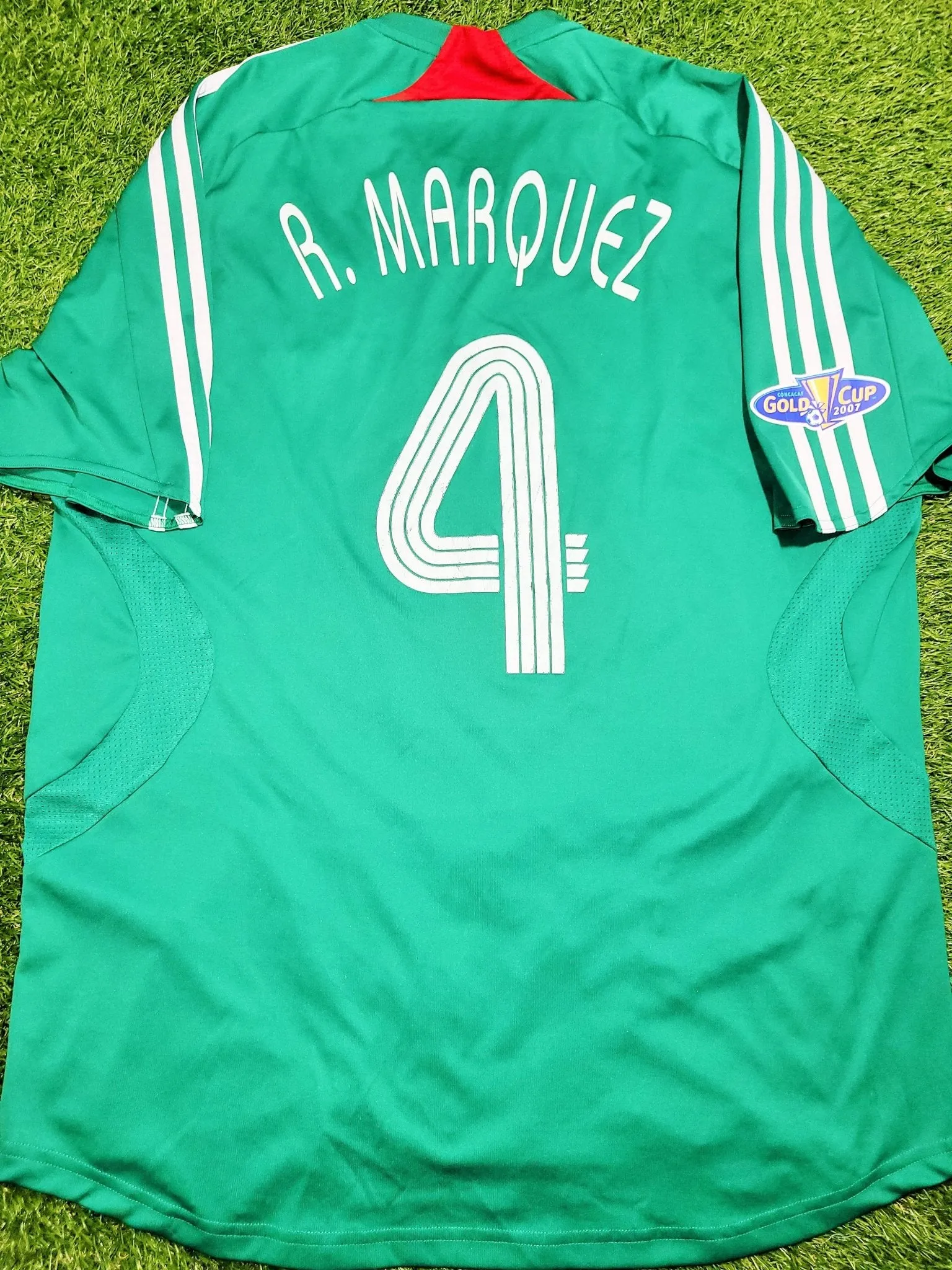 Marquez Mexico 2007 GOLD CUP Soccer Jersey Shirt XL SKU# 642508