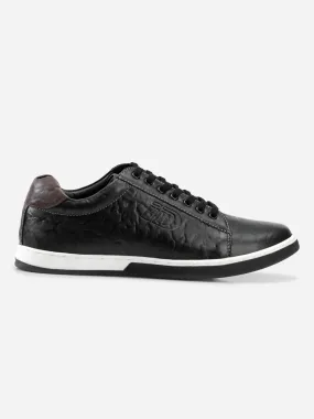 Men's Black Round Toe Lace Up Casual (ID3037)