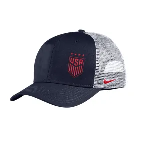 Men's Nike USWNT Crest Trucker Navy Hat