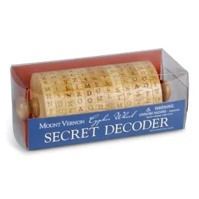 Mount Vernon Cypher Wheel Secret Decoder