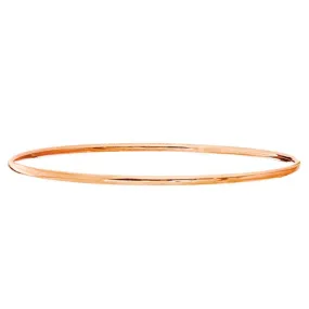 POLISHED ROSE GOLD BANGLE BRACELET