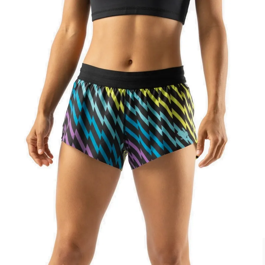 rabbit Sunset Splitz 2.5" Short | Multi Lightning | Womens