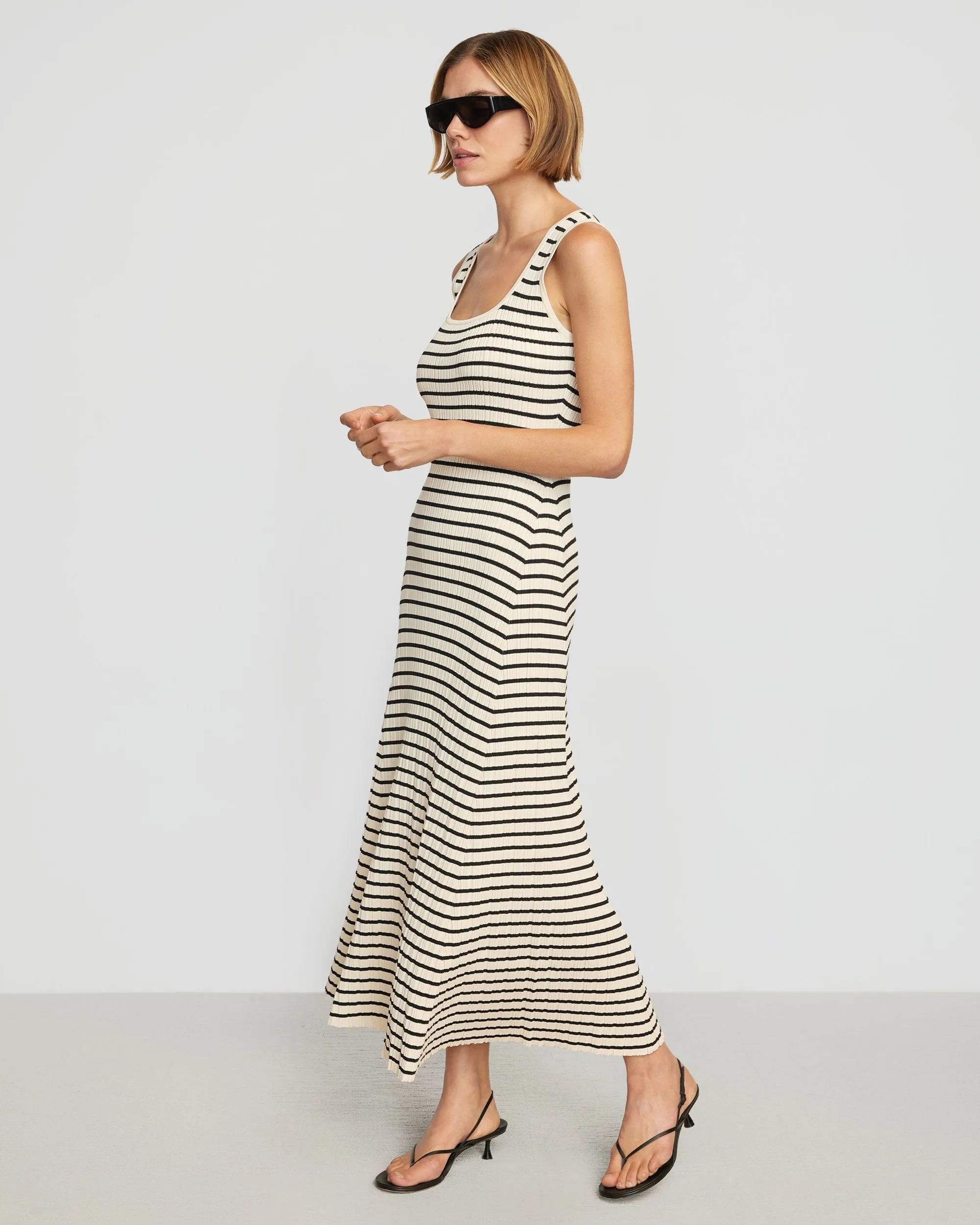 Sofia Ribbed Maxi Dress