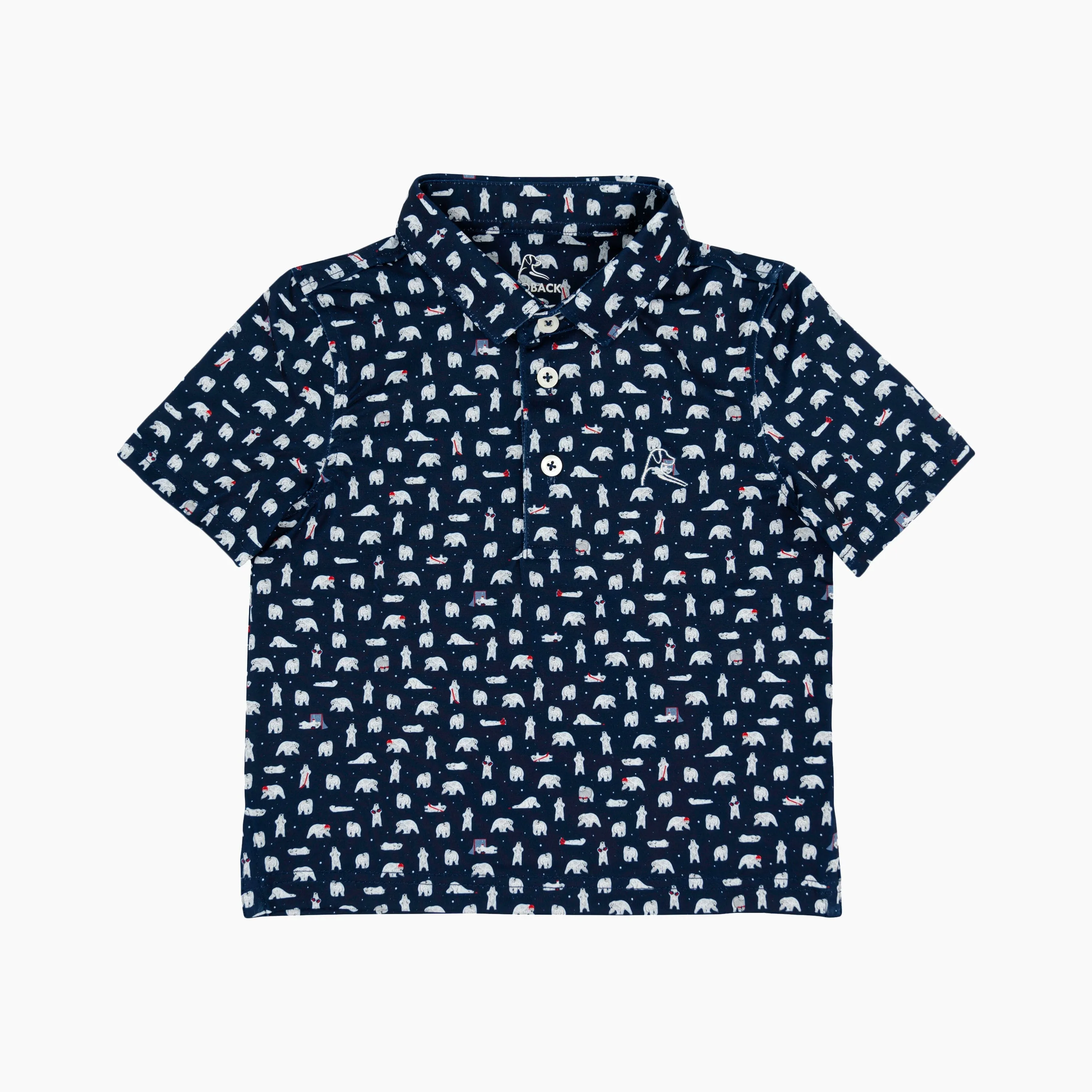 The Lil' Polar Puck | Performance Polo | The Polar Puck - Fleet Navy