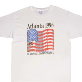 VINTAGE CHAMPION ATLANTA CENTENNIAL OLYMPIC GAMES 1996 TEE SHIRT SIZE XL