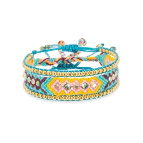 Wayuu skinny Stack set - Aqua