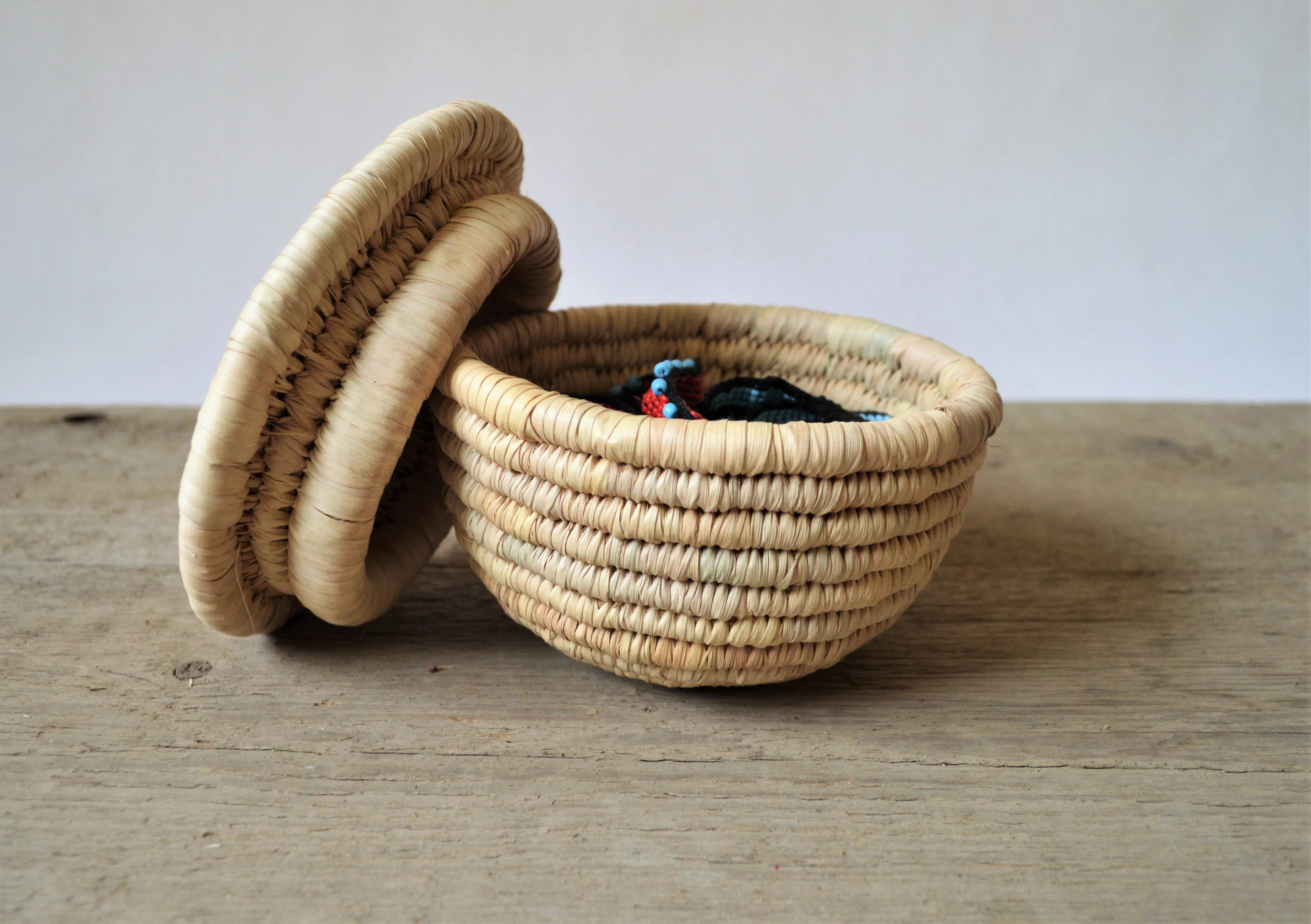 Wicker box, Palm leaf basket