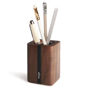 Wood pen organizer